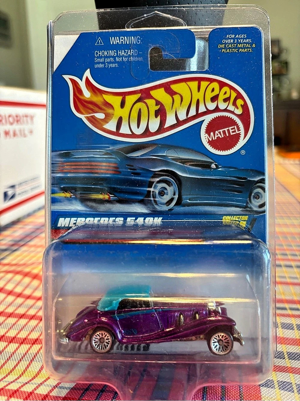Hot Wheels Mercury 5.4K Purple & Blue Die-Cast Toy Car